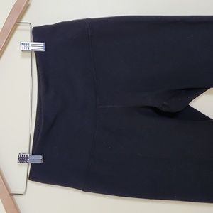 90 Degree by Reflex Women's Black Capri Leggings with Inside Pocket, Size Small